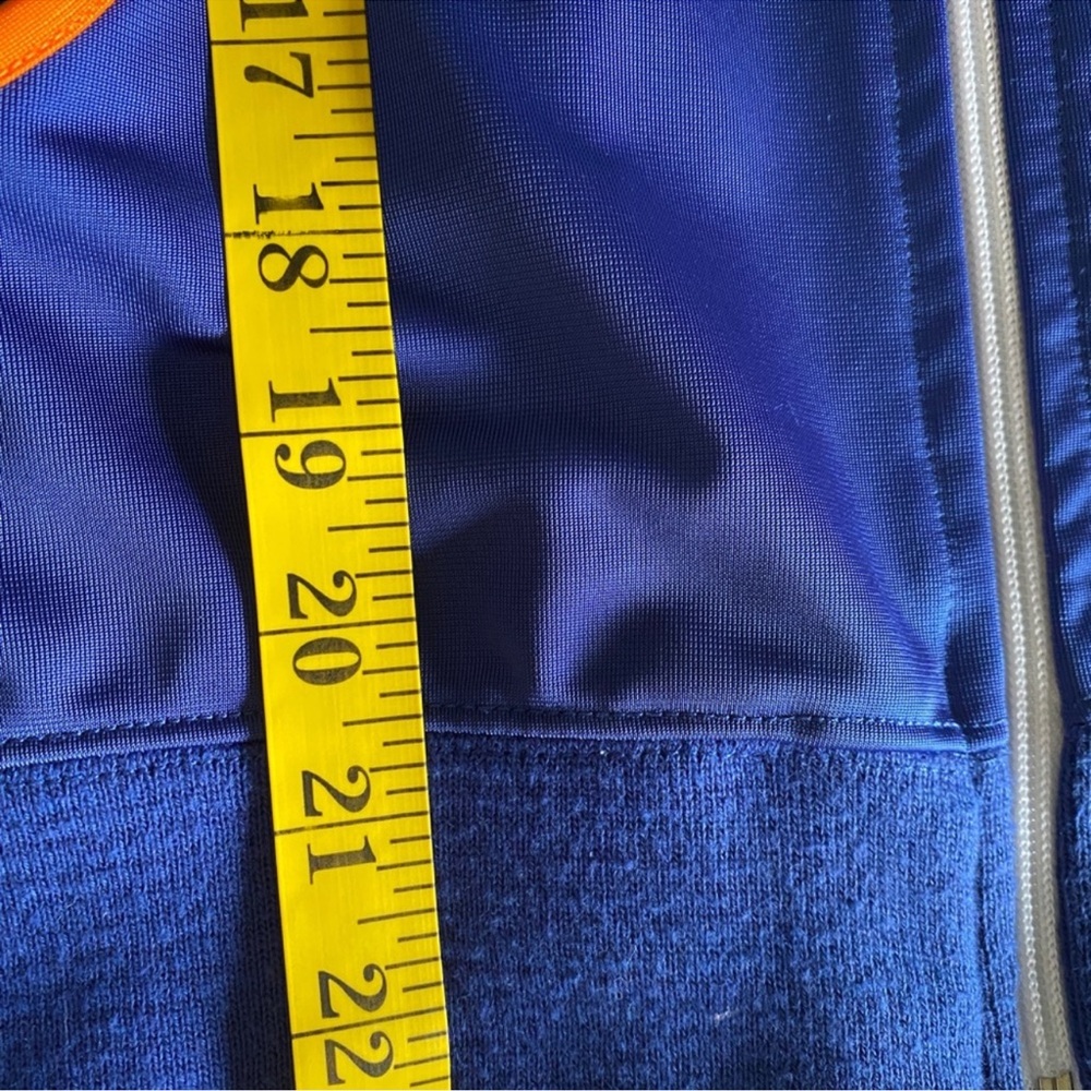 Gloria Vanderbilt Royal Blue and Orange Zipped Front Sport Jacket size Large - Picture 5 of 7
